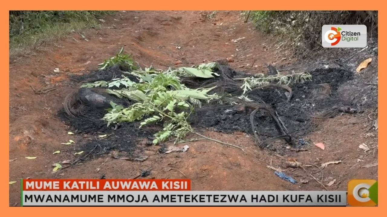 Mwanamume mmoja ameteketezwa hadi kufa Kisii