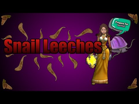 Snail Leeches! 😱 Where have I been?! 
 I've been in an EPIC BATTLE! 
let me tell you all about it!
Snail Leeches are 