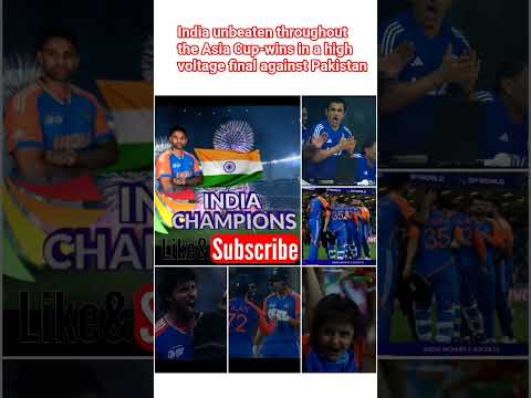 India wins Asia Cup -2025