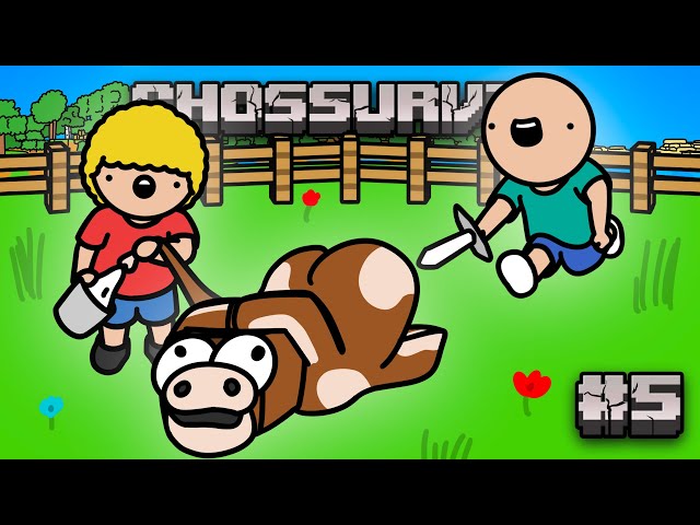 Bloqué en SURVIE MINECRAFT avec son POTE #5 (animation)