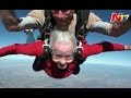 100 Yr Old Woman Celebrates Birthday by Skydiving