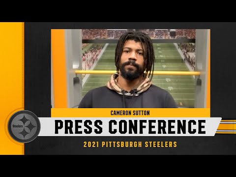 Steelers Press Conference (Jan. 20): Cameron Sutton | Pittsburgh Steelers video clip 