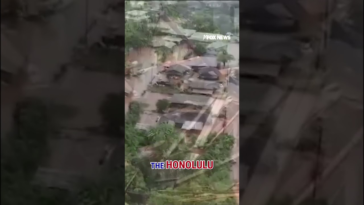 SEE IT: Hawaii swamped by flash flooding #shorts #us #Hawaii #floods #naturaldisaster