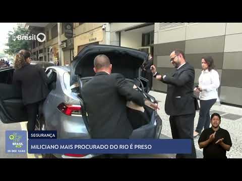 Miliciano mais procurado do Rio de Janeiro se entrega à PF