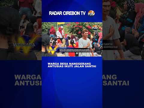 Warga Desa Nanggerang Antusias Ikuti Jalan Santai