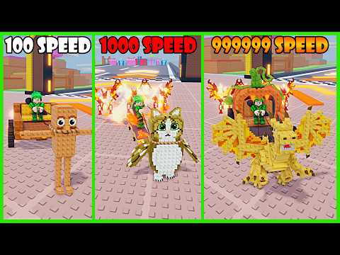 Aku Menunggangi Kereta Kuda Yang Ditarik Oleh Brainrot Tercepat - Roblox Brainrot Charge