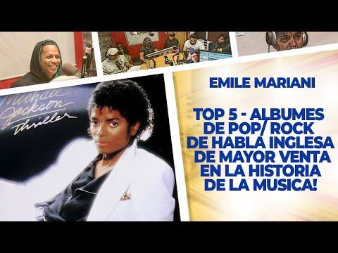 TOP 5 - ALBUMES DE POP/ ROCK DE HABLA INGLESA DE MAYOR VENTA EN LA HISTORIA DE LA MUSICA!
