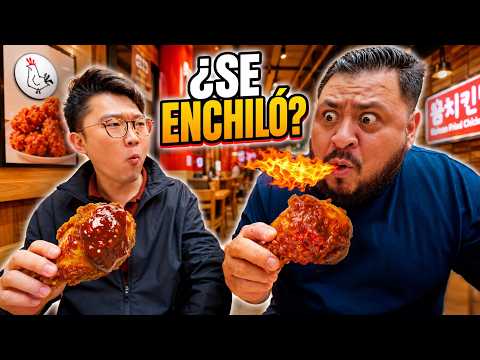MEXICANO PRUEBA POLLO FRITO <strong>COREANO</strong> - ¿AGUANTÓ?