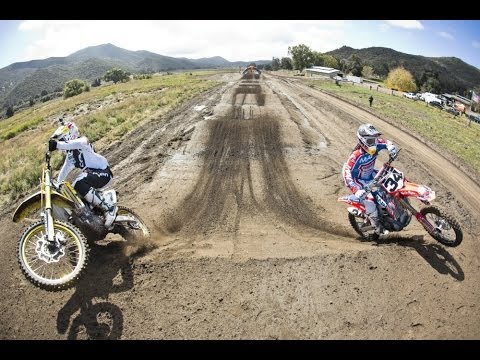 James Stewarts POV through a supercross rhythm section 