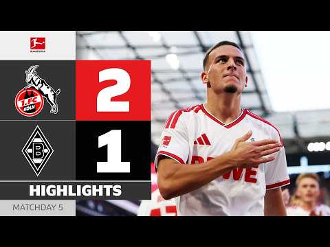 El Mala on fire! | 1. FC KÖLN - BORUSSIA M'GLADBACH | Highlights | Matchday 5 - Bundesliga 2026/27