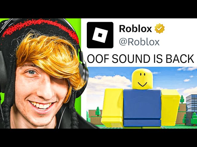 ROBLOX OOF SOUND IS BACK!