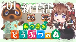 【ときどきあつ森生活 / Day1】今日から島ぐらしはじめます🌷💭【あつ森】