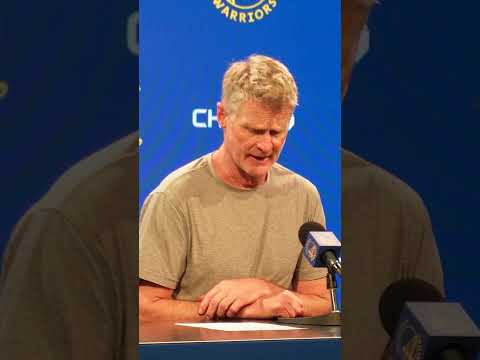 STEVE KERR: "This was not a surprise to see this kind of effort from the Spurs."