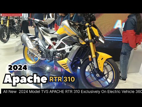 2024 MODEL TVS APACHE RTR 310 FIRST IMPRESSION AT BHARAT MOBILITY GLOBAL EXPO | TVS APACHE RTR 310