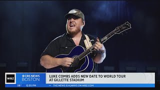 Luke Combs adds second Gillette Stadium concert