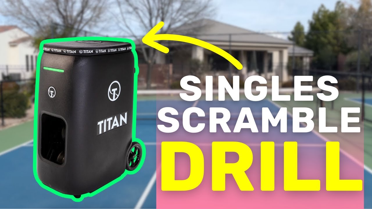 Titan Ball Machine Drill - Singles Scramble