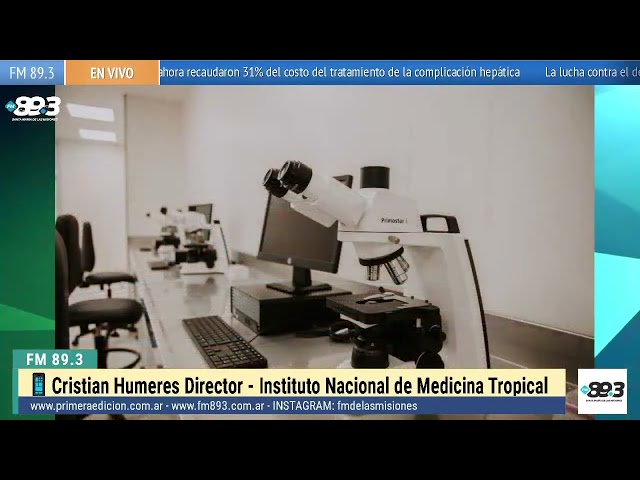 martes, julio 8, 2025
Gabriela Loreiro
Cierre del Instituto Nacional de Medicina Tropical: advierten pérdida "inconmensurable" para la salud pública
En el marco del plan de ajuste estatal, la Nación oficializó este martes la disolución, transformación y fusión de 21 organismos públicos, incluyendo áreas de salud, transporte, agroindustria, industria y seguridad vial. La medida, publicada en el Boletín Oficial, señala que las competencias esenciales serán reasignadas a ministerios y secretarías, mientras que el personal conservará sus cargos hasta la implementación de nuevas estructuras.Uno de los organismos eliminados es el Instituto Nacional de Medicina Tropical (INMeT), con sede en Puerto Iguazú, cuya disolución el Gobierno justificó en  “superposición de funciones” y presunta “falta de resultados concretos”. En diálogo con la FM 89.3 Santa María de las Misiones, el director del instituto, Cristian Humeres, expresó su profunda preocupación ante el cierre y detalló el impacto que la medida tendrá tanto en el ámbito científico como en la comunidad local.✅ ¡Sintoniza la FM 89.3 para escuchar a Marcelo Giménez, Lodi Caballero junto a Ángel Miño en EL AIRE DE LAS MISIONES! 🗣️ Con sus voces y estilos únicos, te mantendrán entretenido e informado con noticias, música y entrevistas interesantes.Producción Patricia Flores.Operación Técnica: Nicky ZalazaGR