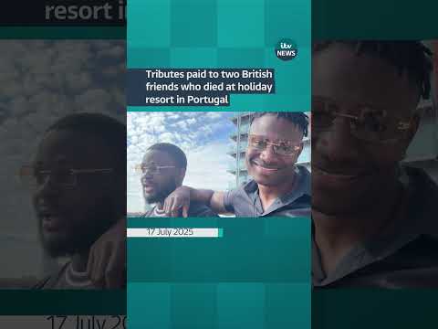 Tributes paid to two British friends who died at holiday resort in Portugal | ITV News