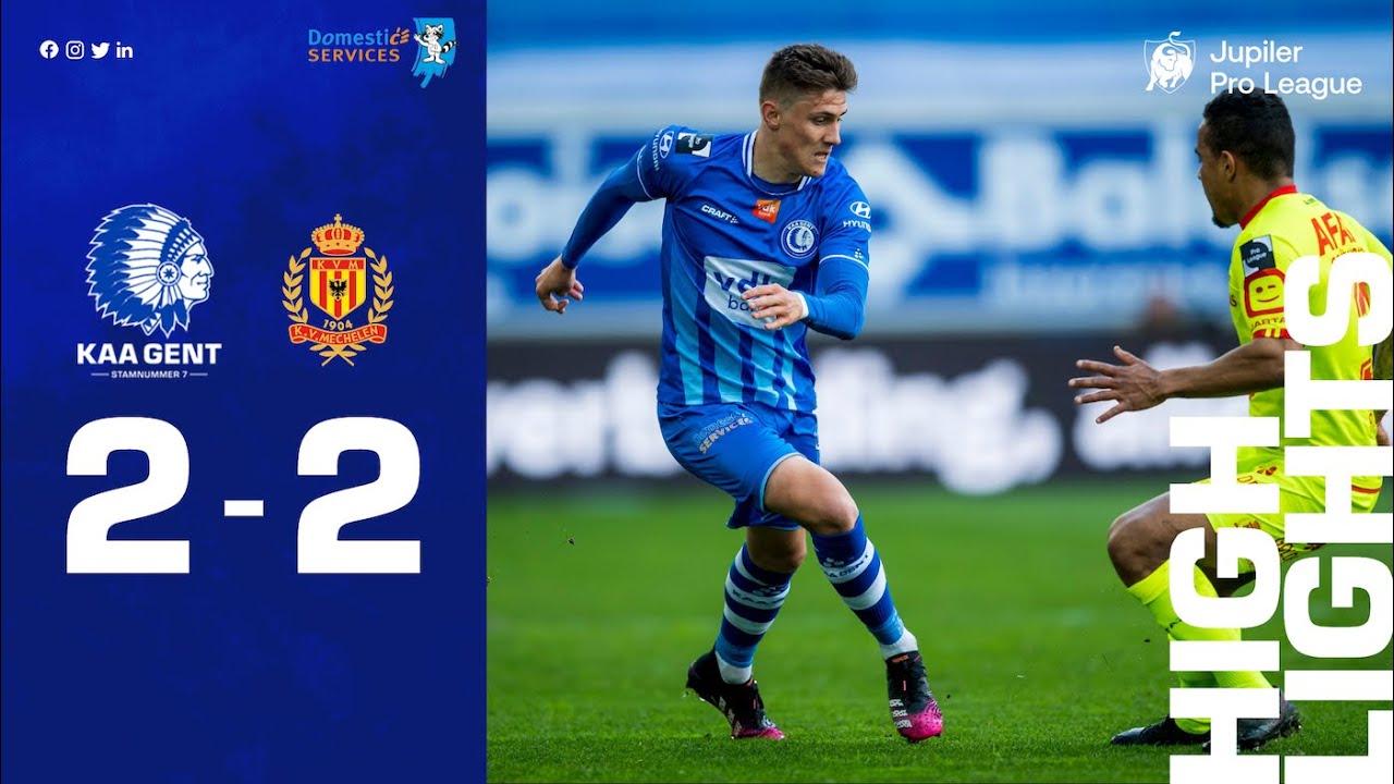 KAA Gent - KV Mechelen: 2 - 2 (Europe Play-Offs MD 1⎢20-21)