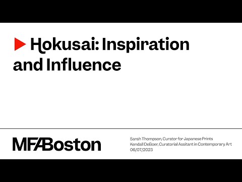 MFA Member Lectures: Hokusai: Inspiration and Influence