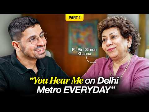 The Mystery Female Voice of Delhi Metro Revealed ft Rini Simon Khanna