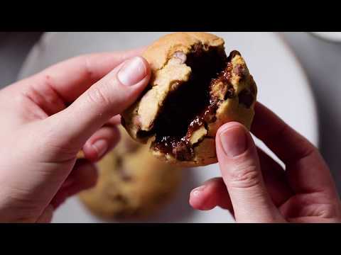 Brownie Batter Injected Cookies | Tastemade Staff Picks