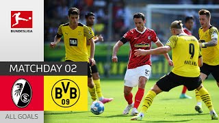 Famous Victory over Dortmund | Freiburg — Dortmund 2-1 | All Goals | Matchday 2 – Bundesliga 2021/22