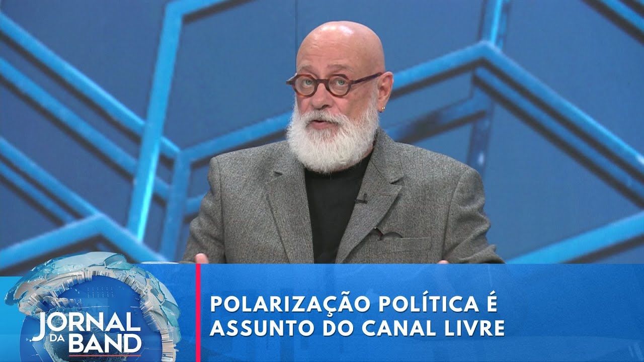 Polarização política é um dos assuntos do Canal Livre com Pondé