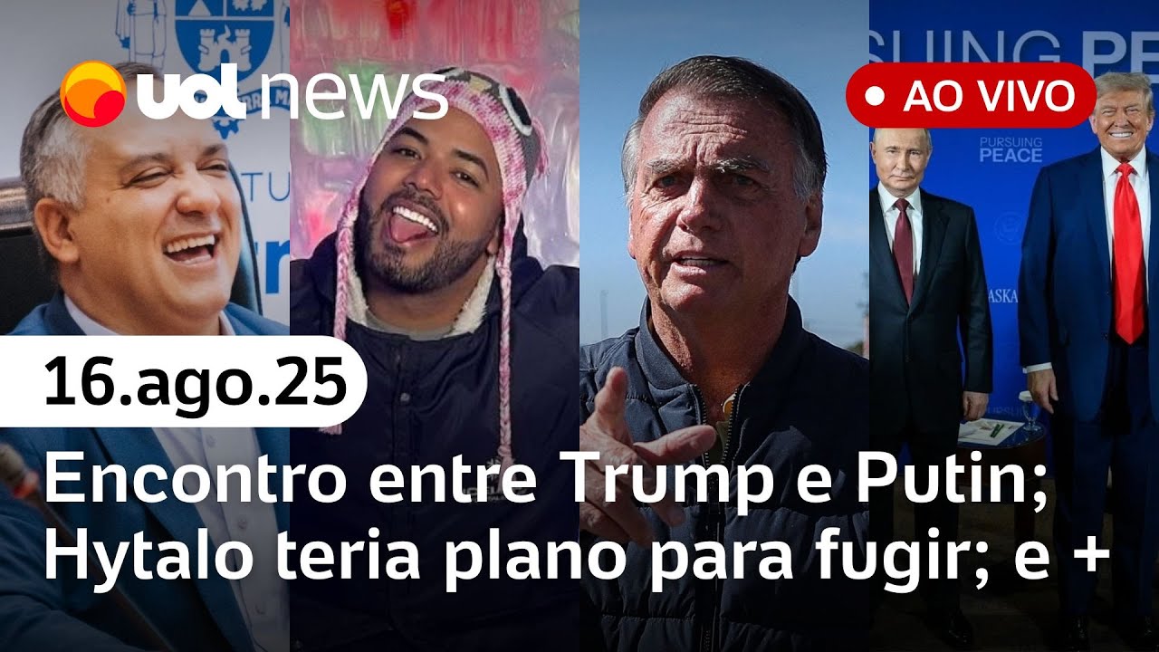 Trump se reúne com Putin e anuncia encontro com Zelensky Bolsonaro passa por exames caso Hytalo e+