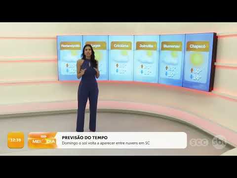 Fim de semana o sol volta aparecer entre nuvens em Santa Catarina | Tempo | SCC Meio-Dia