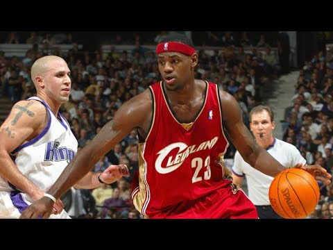 LeBron James First NBA Game Full Game Highlights| Cavaliers vs Kings| 29 October 2003 | video clip
