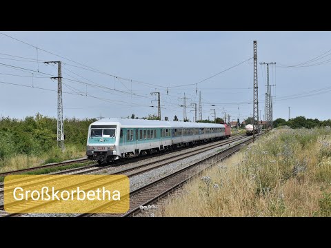 4K | Treinen in Großkorbetha - Compilatie - 18 Juli 2022