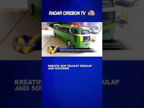 Kreatif, Bus Telolet Disulap Jadi Souvenir