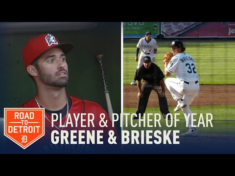 Riley Greene & Beaue Brieske named Tigers Minor League Player and Pitcher of the Year video clip