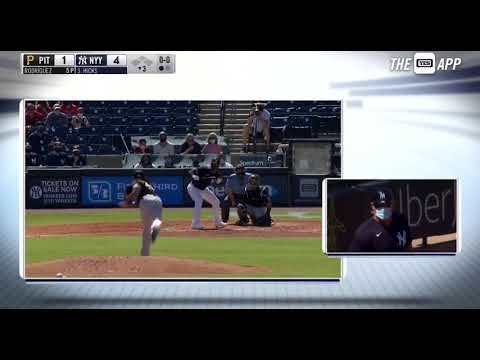 Aaron Hicks Lays Down PERFECT Bunt in Spring Training