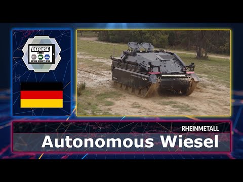 Discover the technology of Wiesel airborne tracked armored vehicle in autonomous unmanned variant