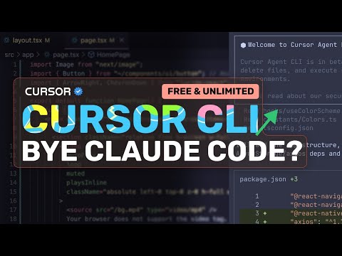 Cursor CLI (Tested) + Unlimited Free GPT-5: This is A Really GOOD & FULLY FREE CLI AI Coder!