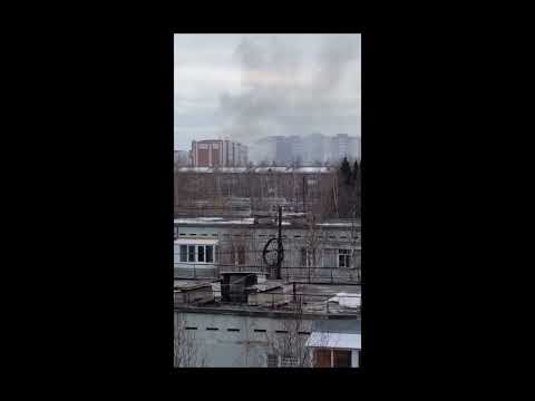 Пожар на улице Овражная 11 апреля 2022 года