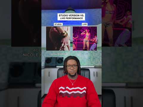 Studio Version Vs. Live Performance: ADÉLA "Nicole Kidman" #shorts #adéla #music