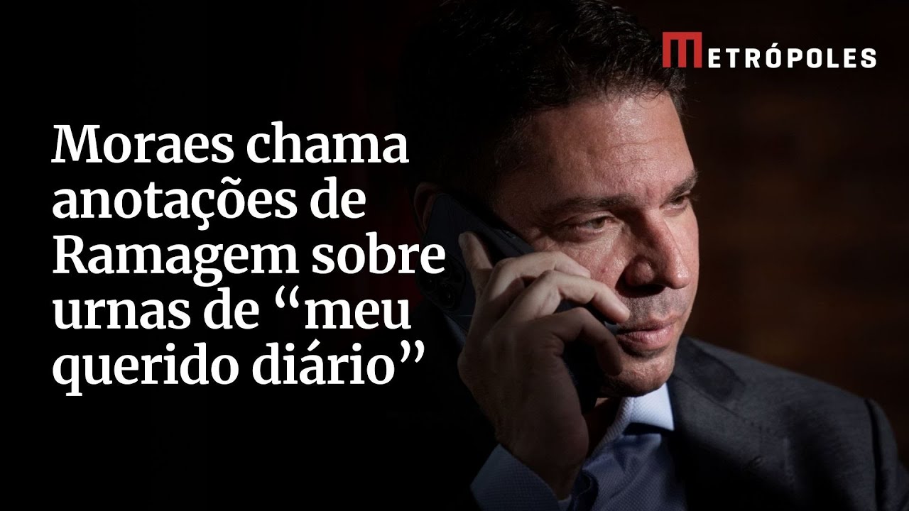 Moraes chama anotações de Ramagem sobre urnas de meu querido diário