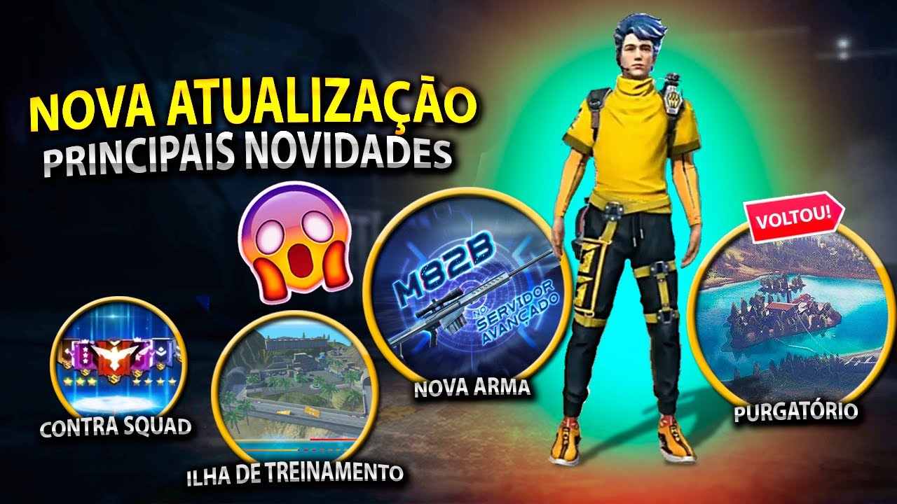 NOVA ATUALIZAÇÃO! 13 NOVIDADES DA PRÓXIMA ATUALIZAÇÃO DO FREE FIRE QUE