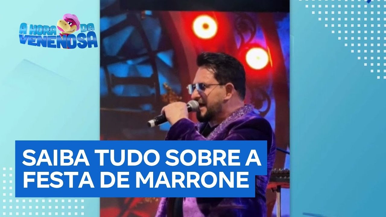 Casal assumido 800 convidados e mais saiba tudo sobre a festa de 60 anos de Marrone