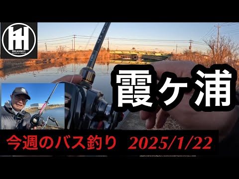 バス釣り今週の霞ヶ浦！与田浦、前川、神之池、流入河川2025年1月22日