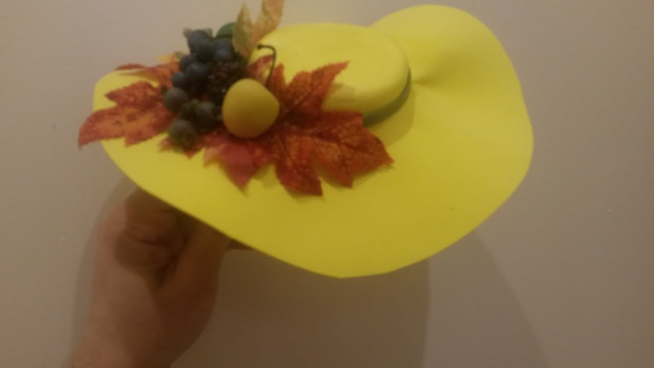 шляпки из фоамирана своими руками