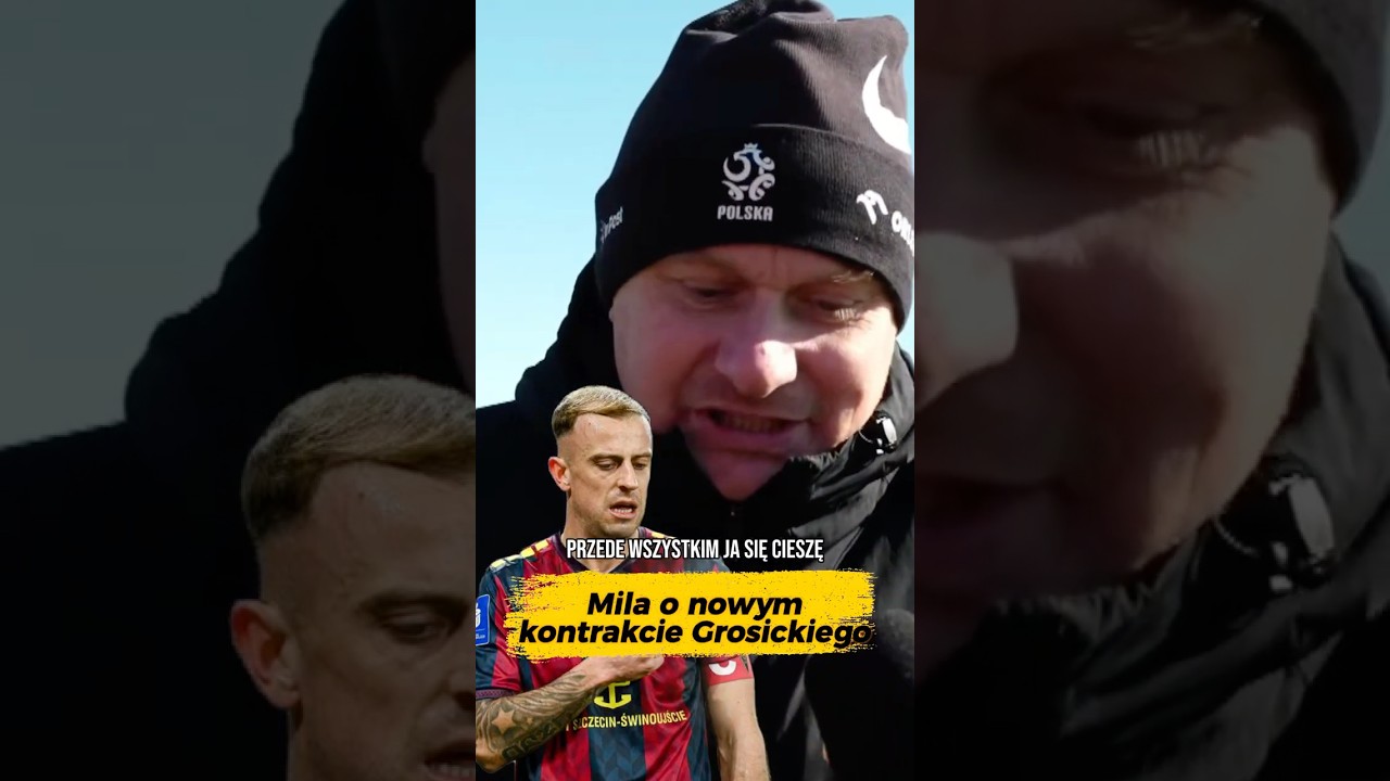 Mila o nowym kontrakcie grosickiego w pogoni szczecin #shorts