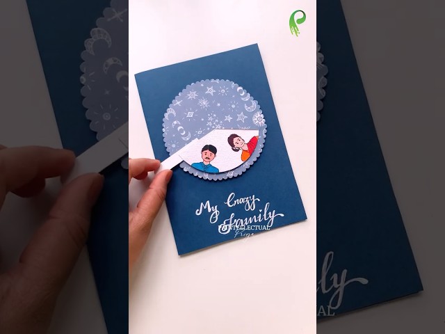 Painting Crazy Card for Family 😱 🧑‍🧑‍🧒‍🧒 #shorts