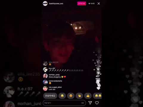 백현 인스타라이브 바람기억,, 진짜 김종대 고음의 끝은 어디인가,,,대박적,,