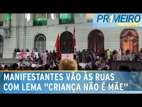 Cidades recebem protestos contra PL que equipara aborto e estupro | Primeiro Impacto (14/06/24)