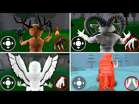 I PLAYED AS ALL BOSSES in 99 nights in the forest