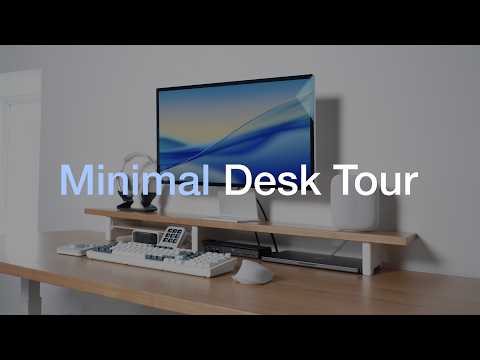 Clean & Minimal M5 MacBook Pro Desk Setup!